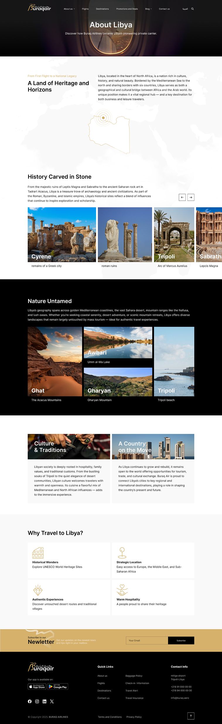 الموقع الالكتروني لشركة البراق للطيران 3 About Libya buraq ad09cc91