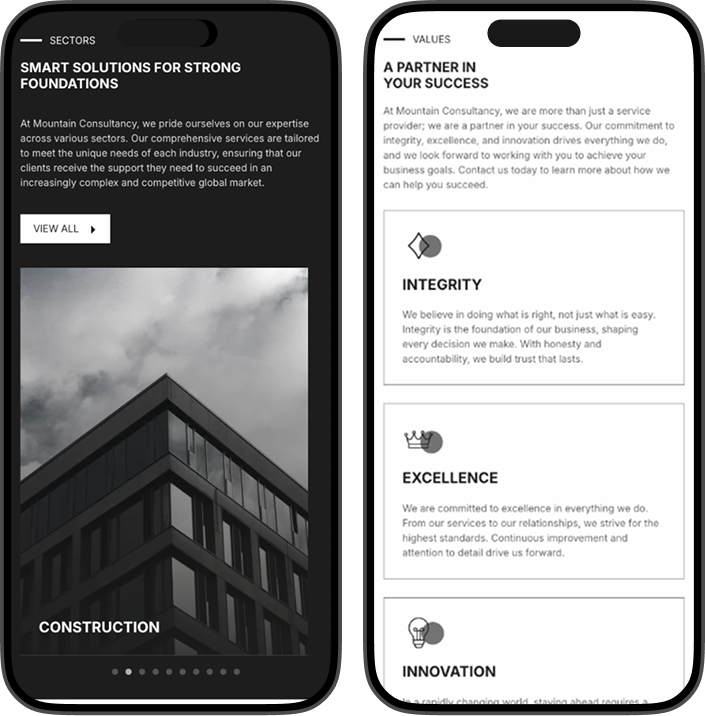 Mountain Consultancy 3 mountain mobile mockup
