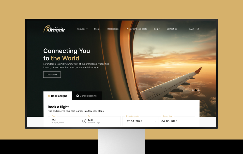 Buraq Air desktop version