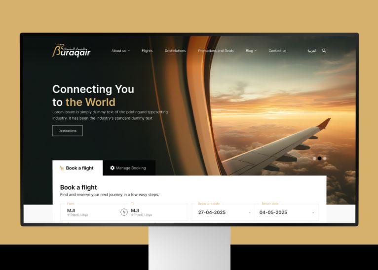 Buraq Air desktop version